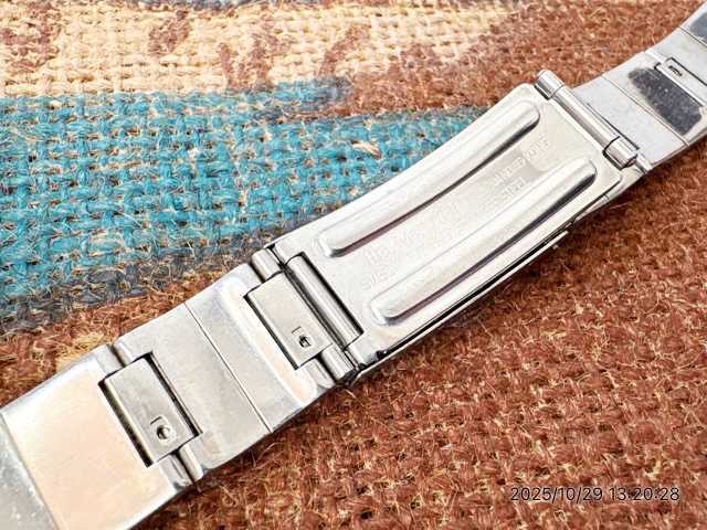 画像7: マルマン19 和製ザリガニベルト バネ式 ステンレスベルト 18〜21mm 未使用デッドストック1970年代