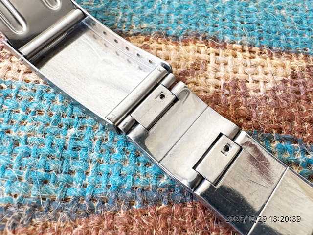 画像6: マルマン19 和製ザリガニベルト バネ式 ステンレスベルト 18〜21mm 未使用デッドストック1970年代