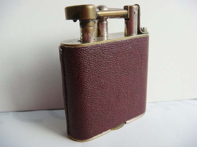 価格変更ダンヒル ビンテージユニークオイルライター初期型1923年頃製 革巻美品