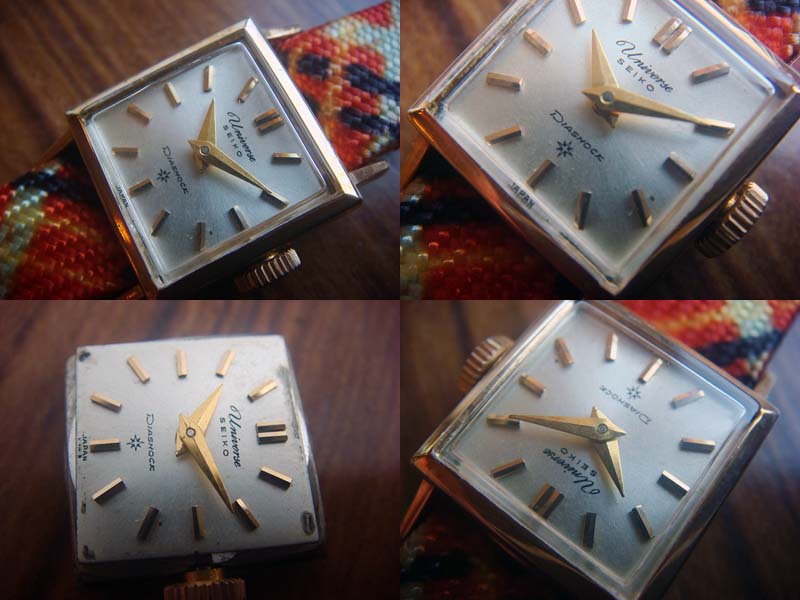 画像: セイコーユニバース国産最小の高級婦人用時計14金デッドストック